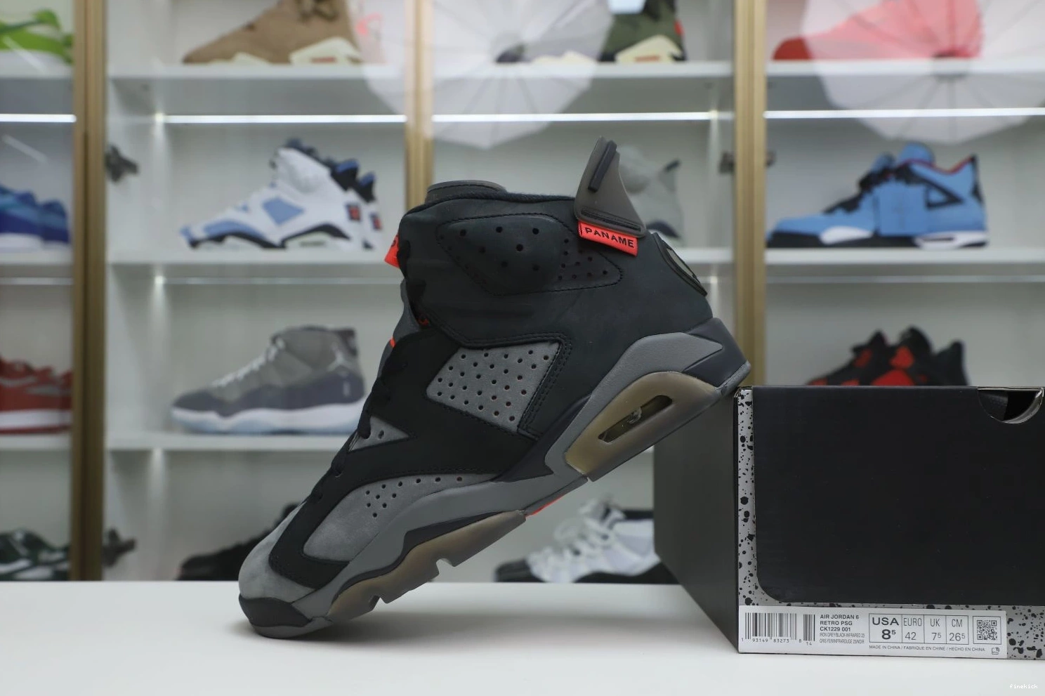 GREY' 6 JORDAN X RETRO AIR PARIS SAINT-GERMAIN 'IRON 0925